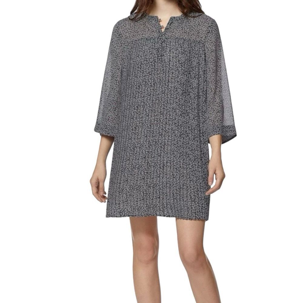 Avec Les Filles Dress Women's Mini Navy Blue Medium NWT